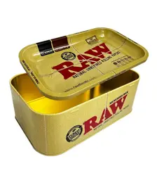 ПОДНОС-КОНТЕЙНЕР RAW MUNCHIES BOX METAL TRAY 51095 